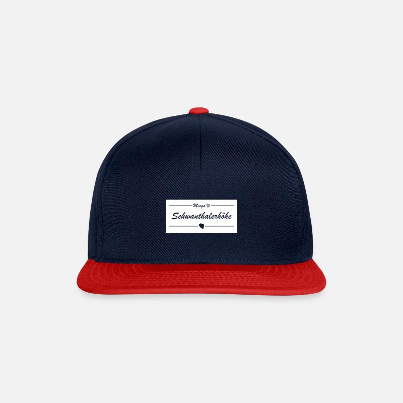 Minga <3 - Schwanthalerhöhe - München-Liebe - Snapback Cap - Navy/Rot