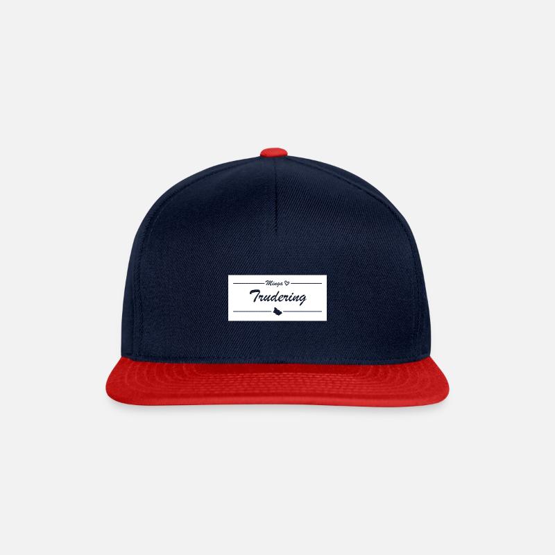 Minga <3 - Trudering - München-Liebe - Snapback Cap - Navy/Rot