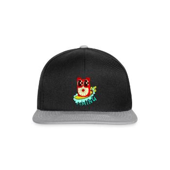 TIMING - Snapback Cap - Schwarz/Grau - Vorne
