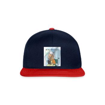 Oma Weihnachten - Snapback Cap - Navy/Rot - Vorne