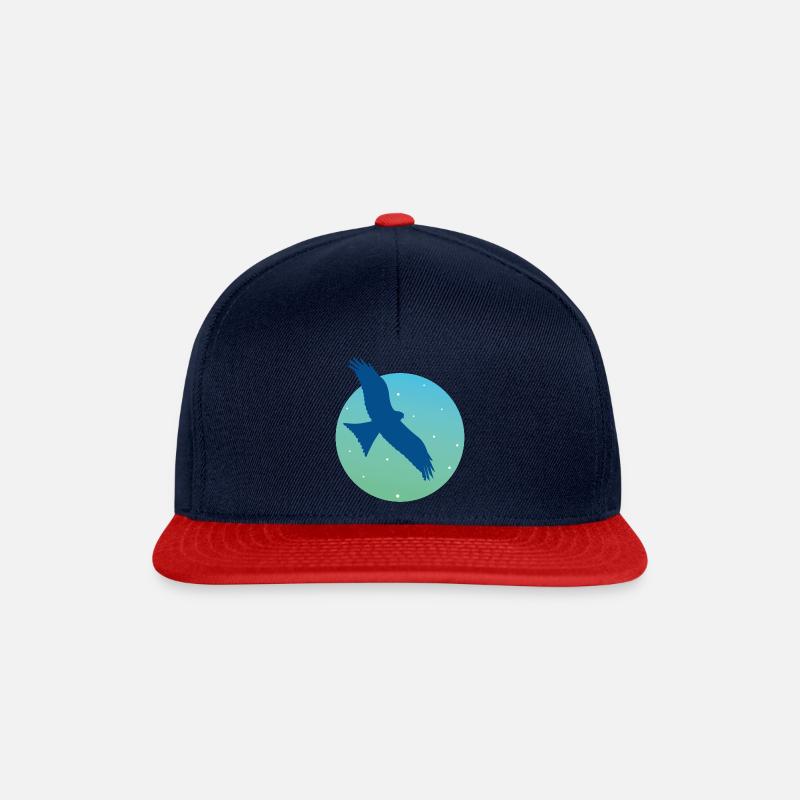 Red Kite - édition bleue - Casquette snapback - bleu marine/rouge
