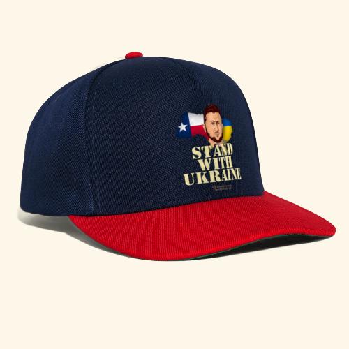 Texas Stand with Ukraine T-Shirt Design - Snapback Cap