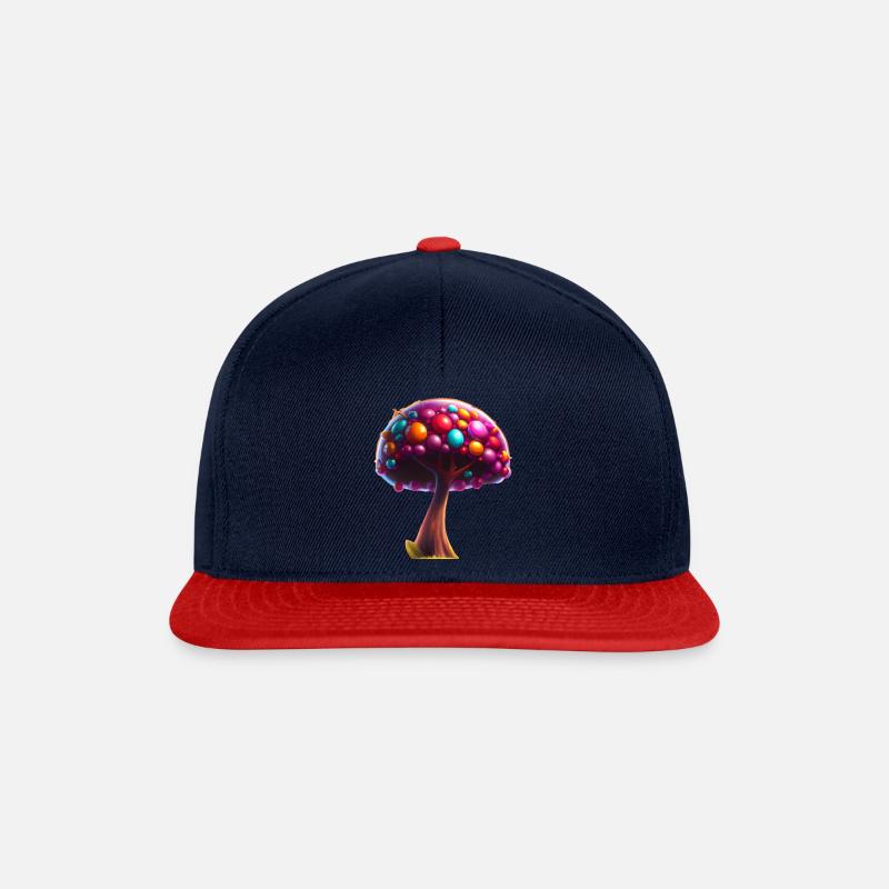 Sweets tree - Snapback Cap - navy/red