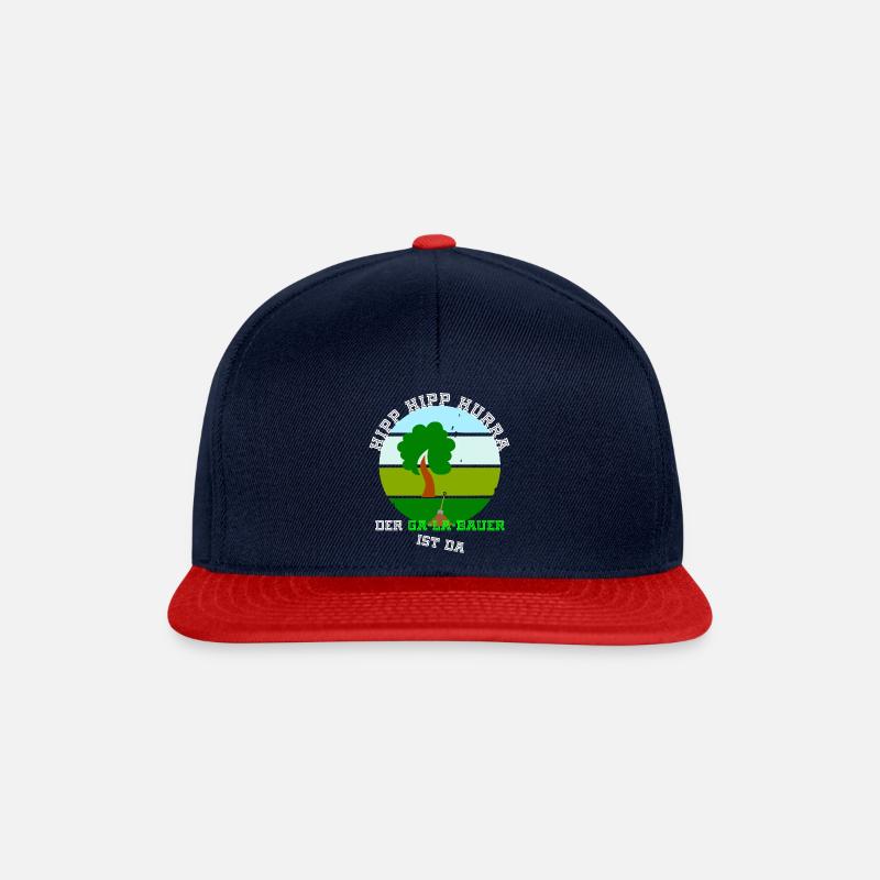 GaLaBauer - Snapback Cap - Navy/Rot