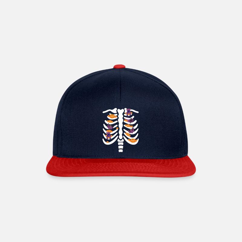 hallowee - Snapback Cap - navy/red