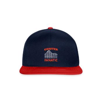 Rollercoaster Fanatic Parc d'attractions Roller Coaster - Casquette snapback - bleu marine/rouge - Devant