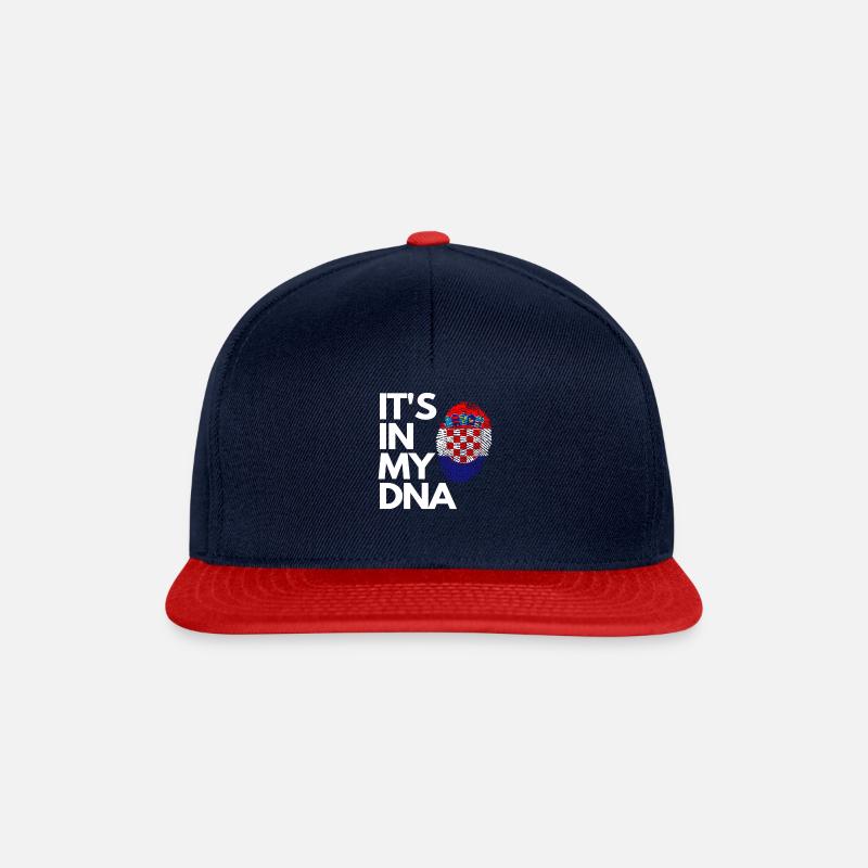 Croatia - Snapback Cap - Navy/Rot