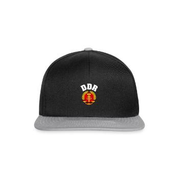 GDR Emblems - Snapback Cap - black/grey - Front