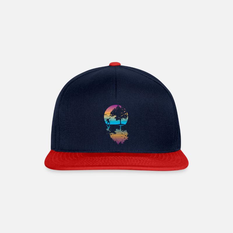 Arc archer archer archer - Casquette snapback - bleu marine/rouge