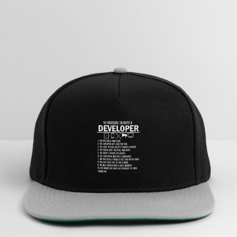 Softwareentwickler Programmier Programmieren Snapback Cap