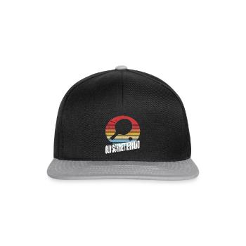 Ping-à-table Old papillon cadeau drôle - Casquette snapback - noir/gris - Devant