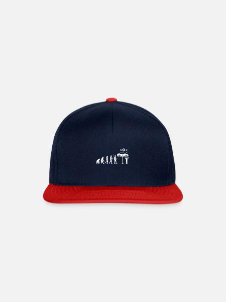 Mechaniker - Snapback Cap - Navy/Rot