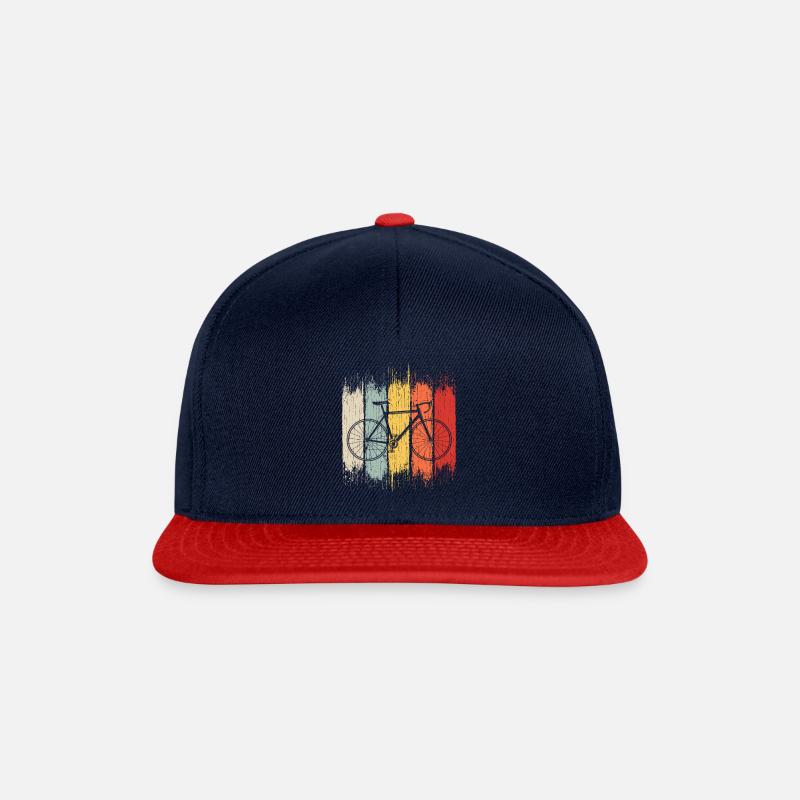 Fahrrad - Snapback Cap - Navy/Rot