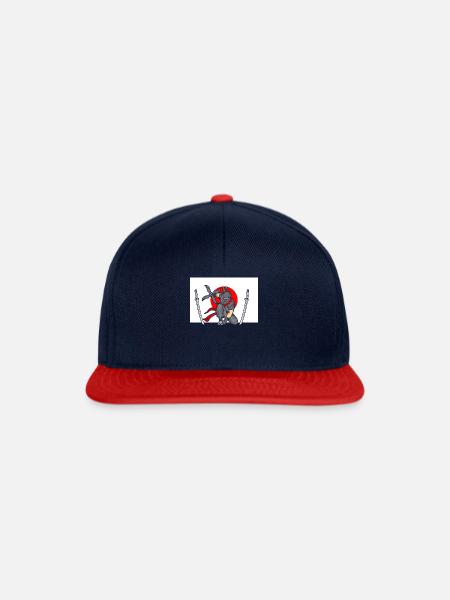 Ninja - Snapback Cap - Navy/Rot