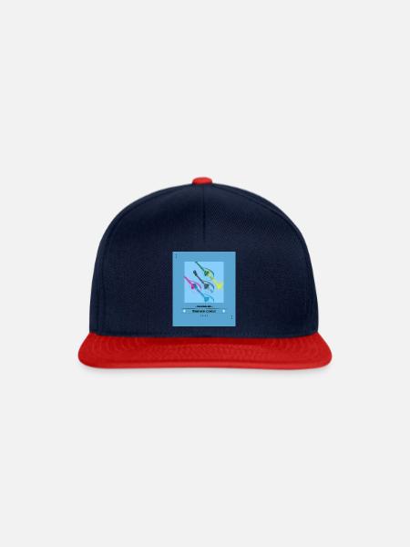 Mandoline - Einfach cool - Snapback Cap - Navy/Rot