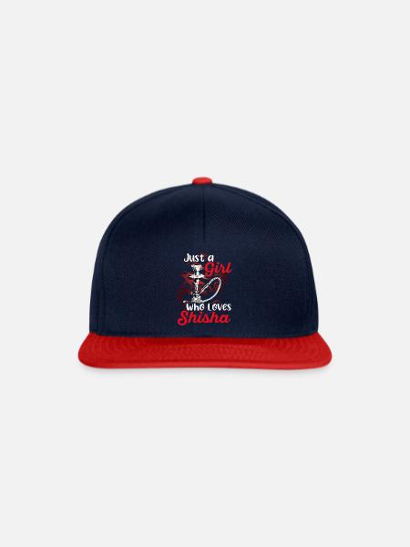 Shisha - Snapback Cap - Navy/Rot