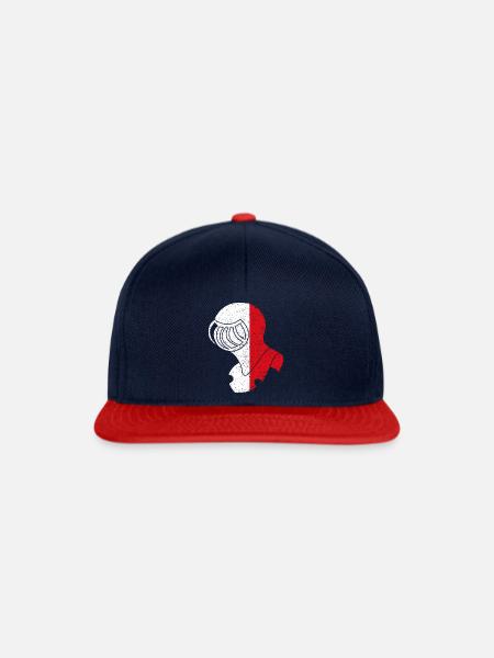 Helm von Helmond - Snapback Cap - Navy/Rot