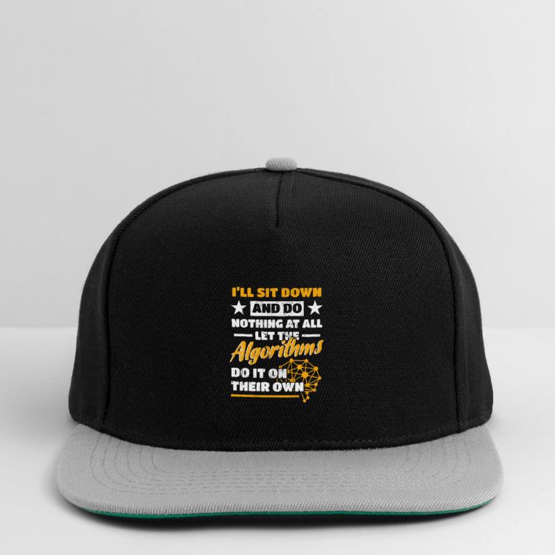 Algorithms Computer Programmer Robot Engineer Snapback Cap
