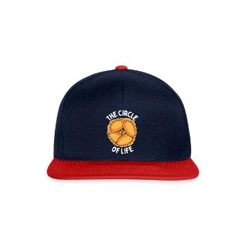 Empada Lover Le cercle de la vie Empanadas Colombie - Casquette snapback - bleu marine/rouge - Devant