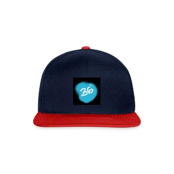 36 - Snapback Cap - navy/red - Front