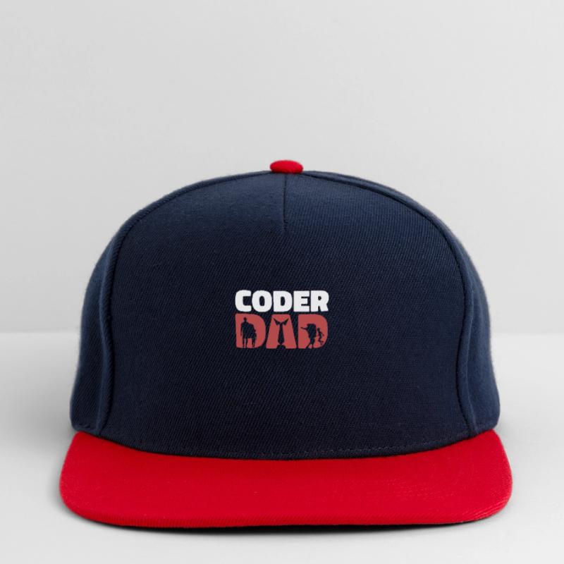 Entwickler Coder Programmierer Papa Coding Snapback Cap