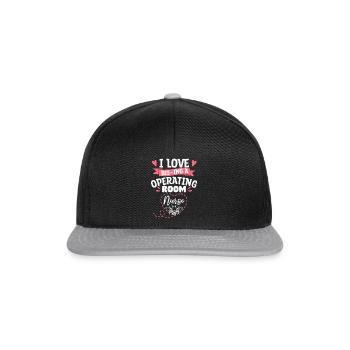 I Love Bee-Ing An Operating Room Nurse OR Nurses - Snapback Cap - black/grey - Front