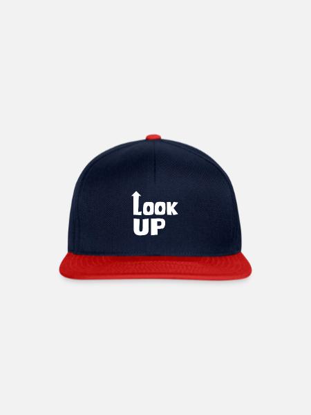 Siehe oben - Snapback Cap - Navy/Rot