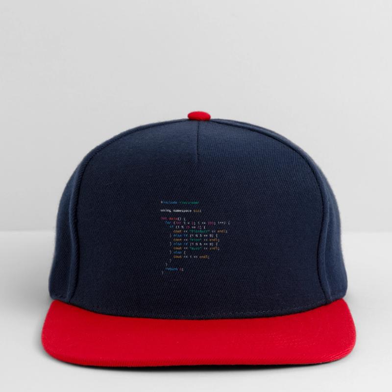 FizzBuzz Algorithmus c Programmiersprache Snapback Cap