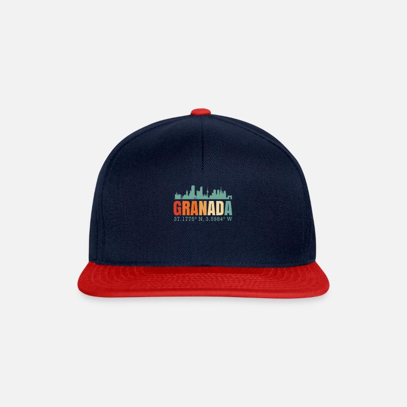 Granada - Snapback Cap - navy/red