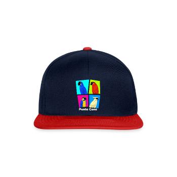 Funny Holiday Dominikanische Republik Punta Cana - Snapback Cap - Navy/Rot - Vorne