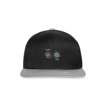 Physics Student Teacher Funny - Snapback Cap - black/grey - Front