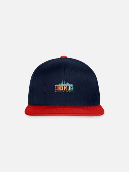 Sankt Pölten - Snapback Cap - Navy/Rot