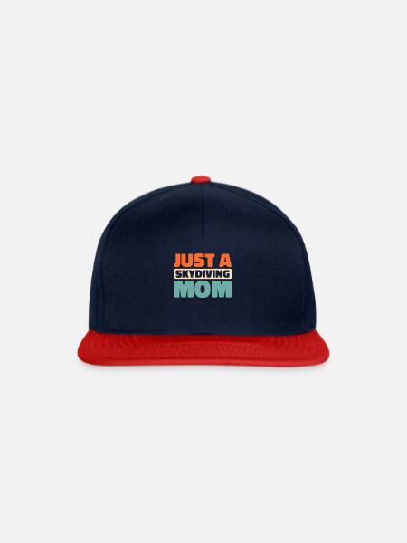 Fallschirmspringer Fallschirmspringen - Snapback Cap - Navy/Rot