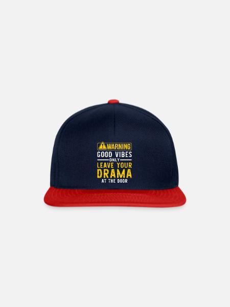 Sarkasmus Sarkastisch - Snapback Cap - Navy/Rot