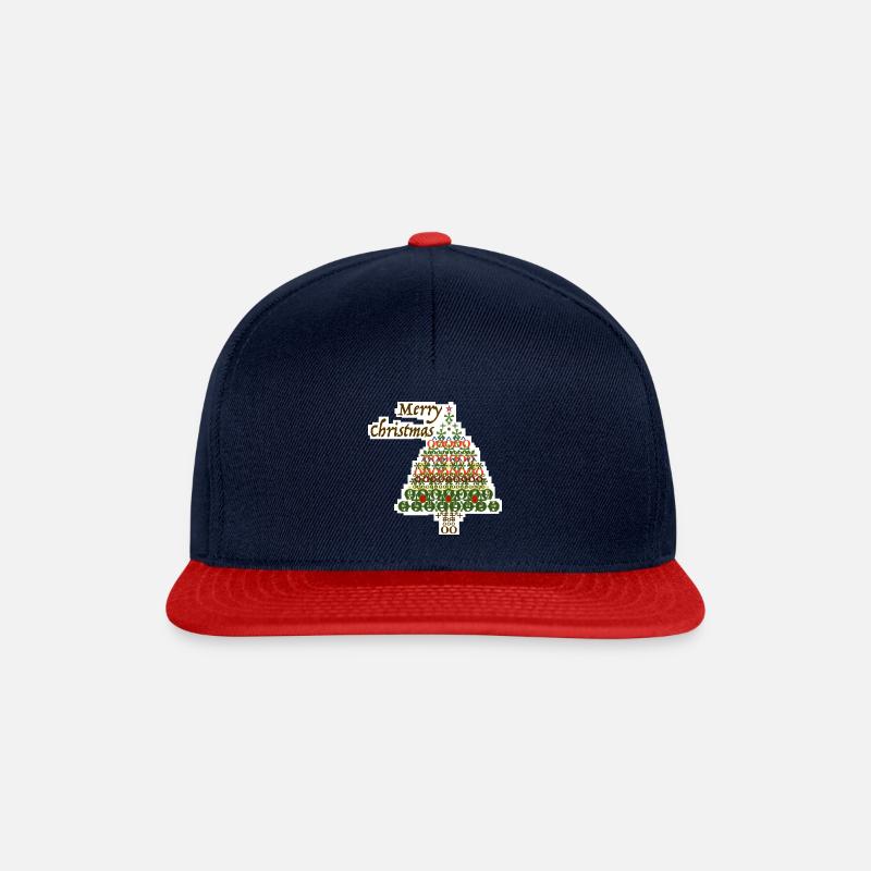 Christmas22 Collection - Snapback Cap - Navy/Rot