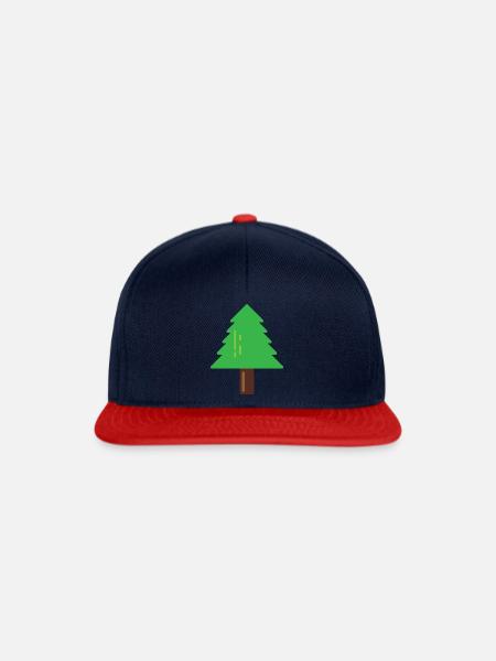 Tannenbaum - Snapback Cap - Navy/Rot