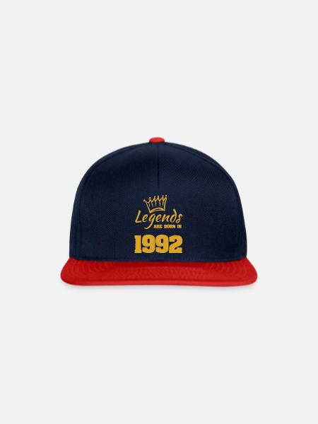 1992 - Snapback Cap - Navy/Rot