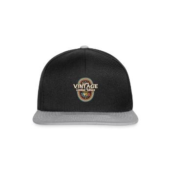 70e anniversaire Original août 1955 Né en 1955 - Casquette snapback - noir/gris - Devant