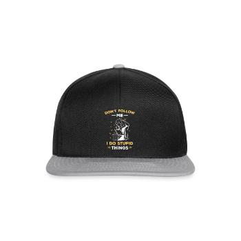 Ruche Apiculture Abeilles Miel Apiculteurs - Casquette snapback - noir/gris - Devant