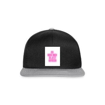 Aufregen - Snapback Cap - Schwarz/Grau - Vorne