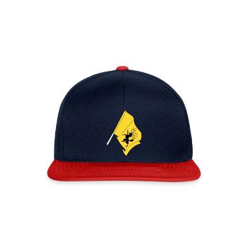 Flagge: Schaffhausen, Schweiz - Snapback Cap - Navy/Rot - Vorne