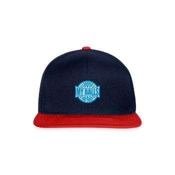 I shaved my balls - Snapback Cap - Navy/Rot - Vorne