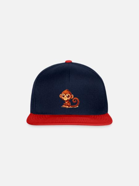 Affe - Snapback Cap - Navy/Rot