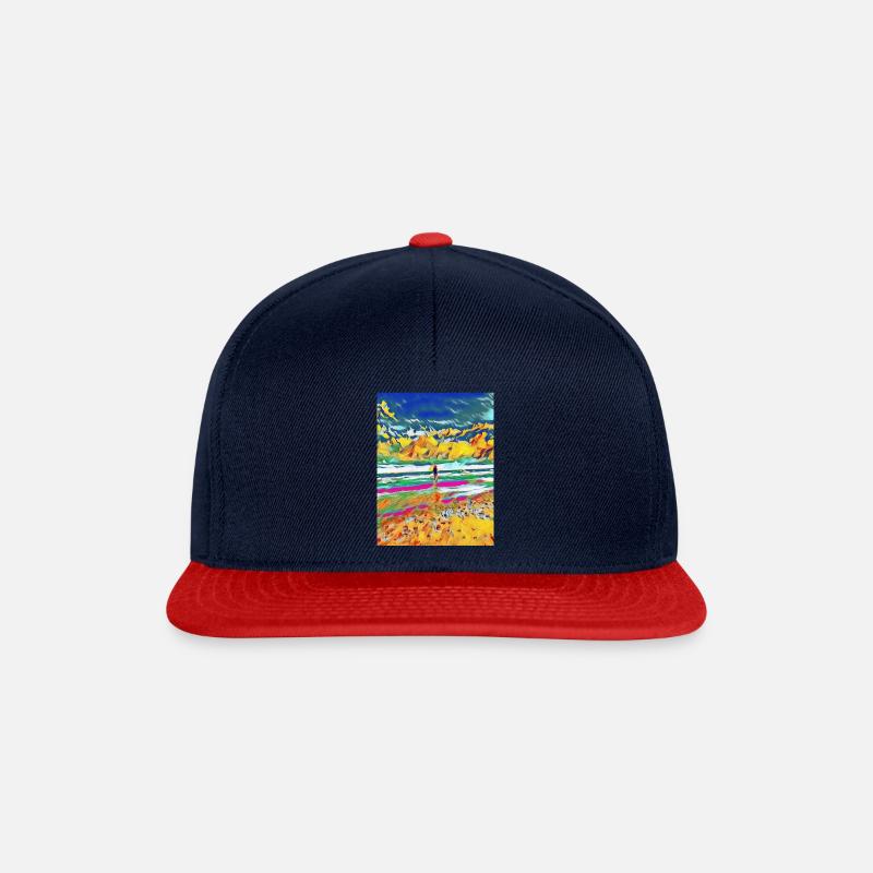 IMG 1892 - Snapback Cap - Navy/Rot