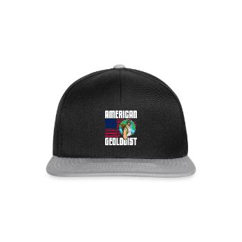 Geoscientists Geology Profession Geologist - Snapback Cap - black/grey - Front
