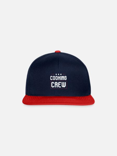 Cooking Crew - Snapback Cap - Navy/Rot