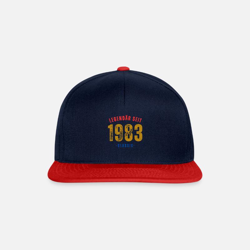 LEGENDE SEIT 1983 - Snapback Cap - Navy/Rot