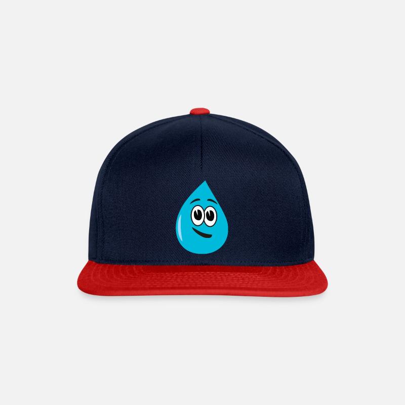 Tropf - Snapback Cap - Navy/Rot