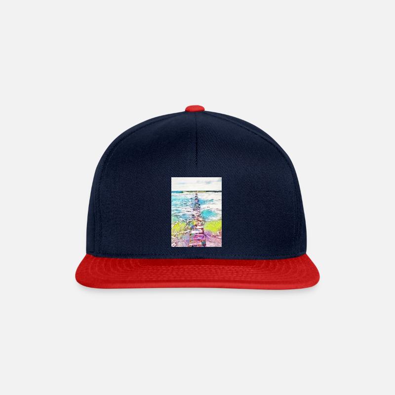IMG 1885 - Snapback Cap - Navy/Rot