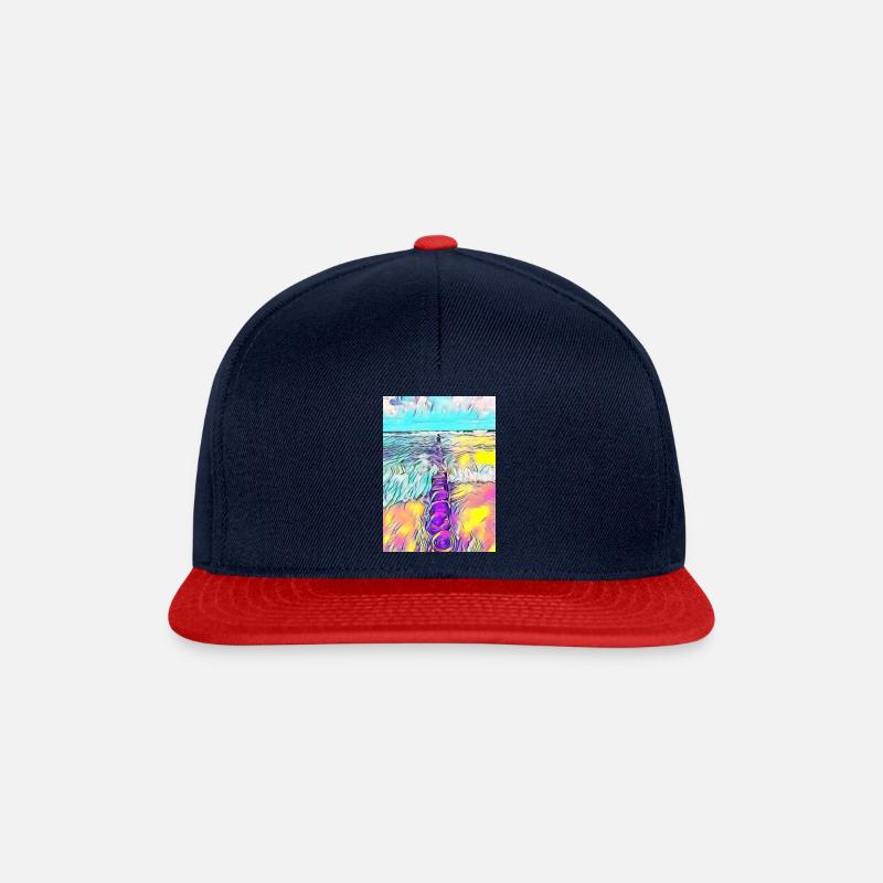 IMG 1887 - Snapback Cap - Navy/Rot